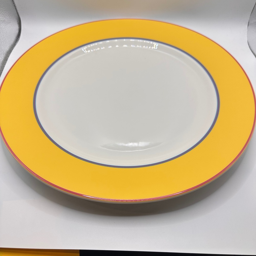 Spode Kit Kemp Calypso Yellow Round Charger Plate 13" KKCO9102-XB Fine China